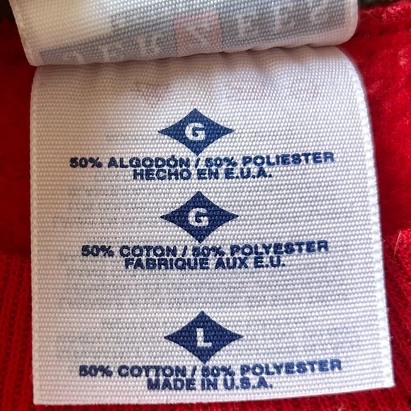 Vintage Red Holiday Patchwork Sweatshirt - Picture 9 of 11